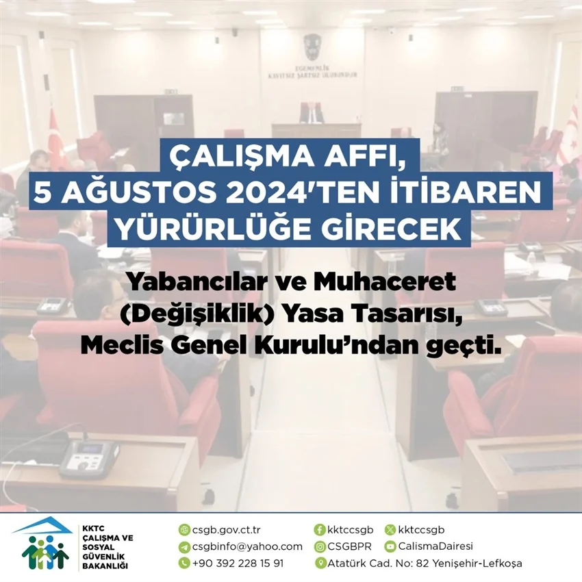Çalışma yaşamında kayıtlılığa yönelik yasa süreci