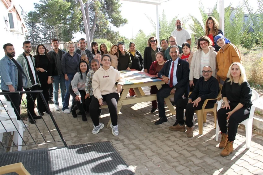 Güneşköy rehabilitasyon merkezini ziyaret